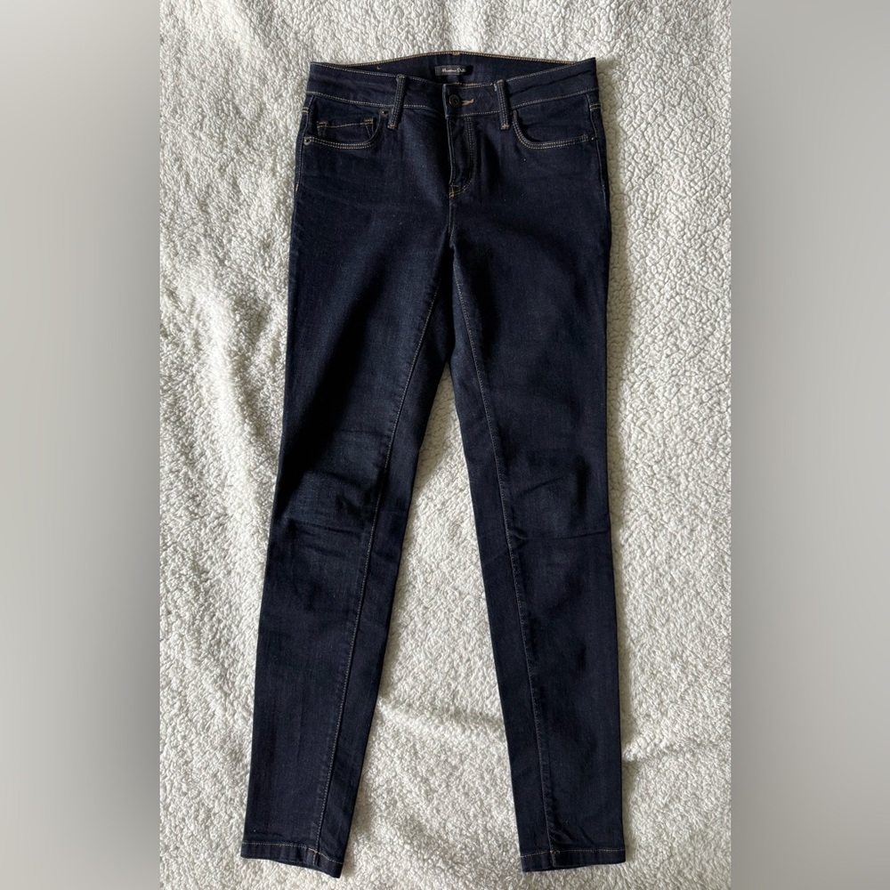Massimo Dutti Women's Jeans size4, dark blue